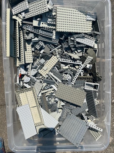 Mattoncini lego grigi kg - lego, 1